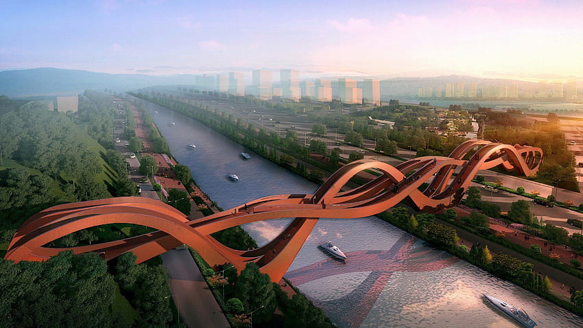 Möbius Ring Inspired Bridge To Be Built In China, Mobius Strip HD wallpaper