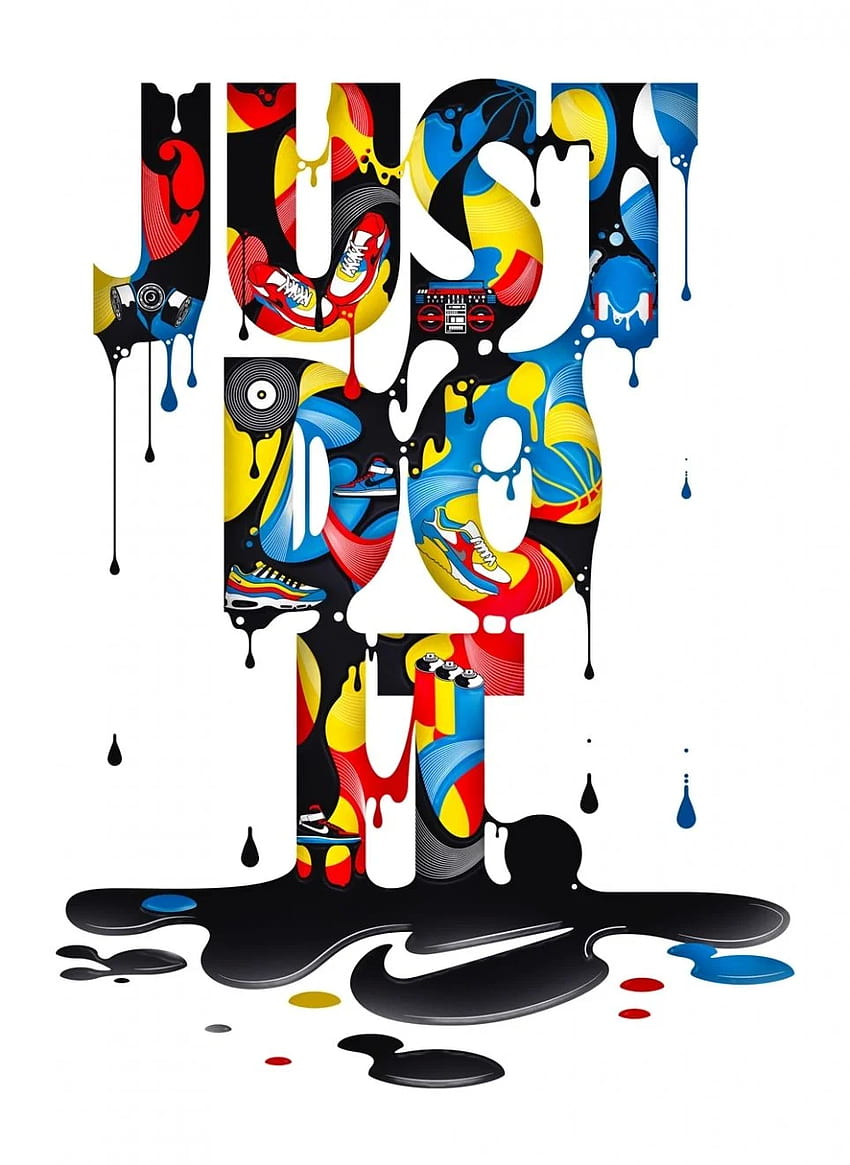 Nike Logo Just Do It Resolution Is - Colorful Just Do It Logo - - HD phone  wallpaper | Pxfuel