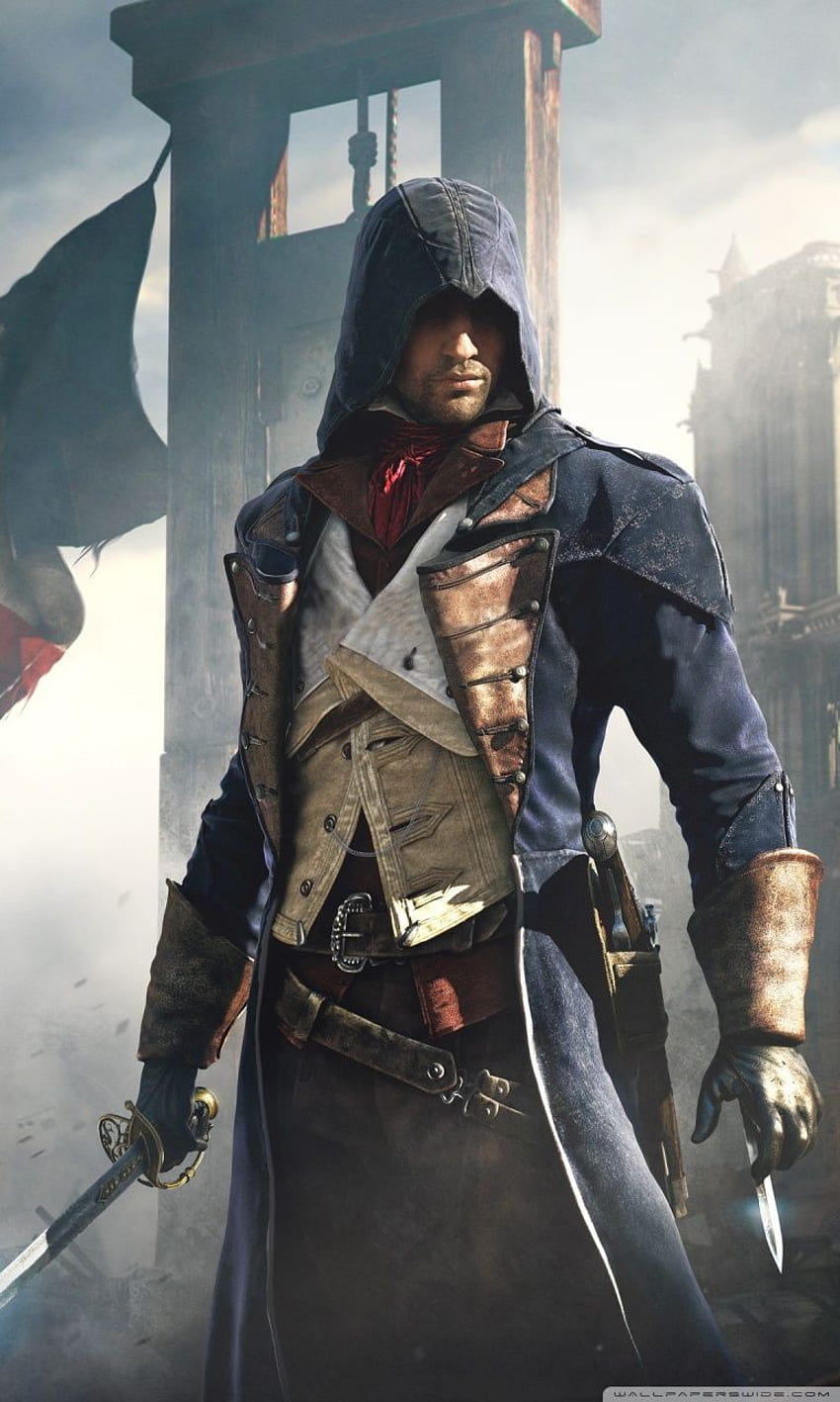 Assassin's Creed Unity French Revolution Ultra วอลล์เปเปอร์โทรศัพท์ HD