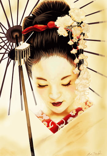 Geisha Tattoo Stock Photos, Images and Backgrounds for Free Download