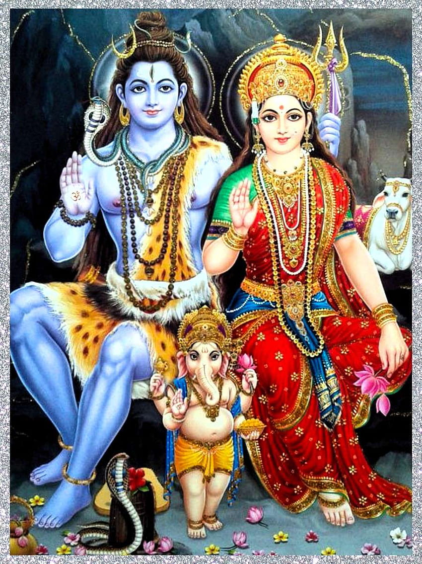 Shiva, Shiva Shakti fondo de pantalla del teléfono