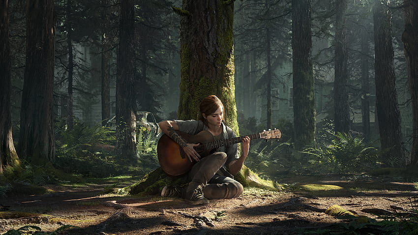 Sonuncu Bölüm II ve Arka Plan , Ellie The Last of Us HD duvar kağıdı