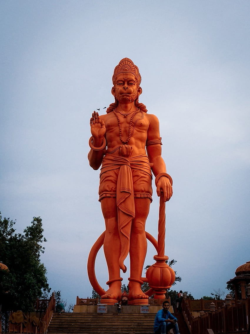 Estatua de Hanuman – India, Arte de Hanuman fondo de pantalla del teléfono