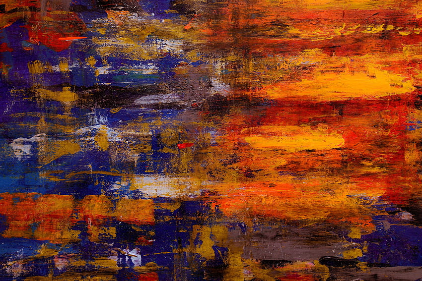 Paint, canvas, texture, colorful, abstract HD wallpaper
