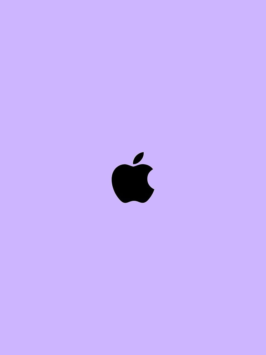 โลโก้ Apple ในปี 2020 iphone สีม่วง โลโก้ Apple โลโก้ Apple iphone วอลล์เปเปอร์โทรศัพท์ HD