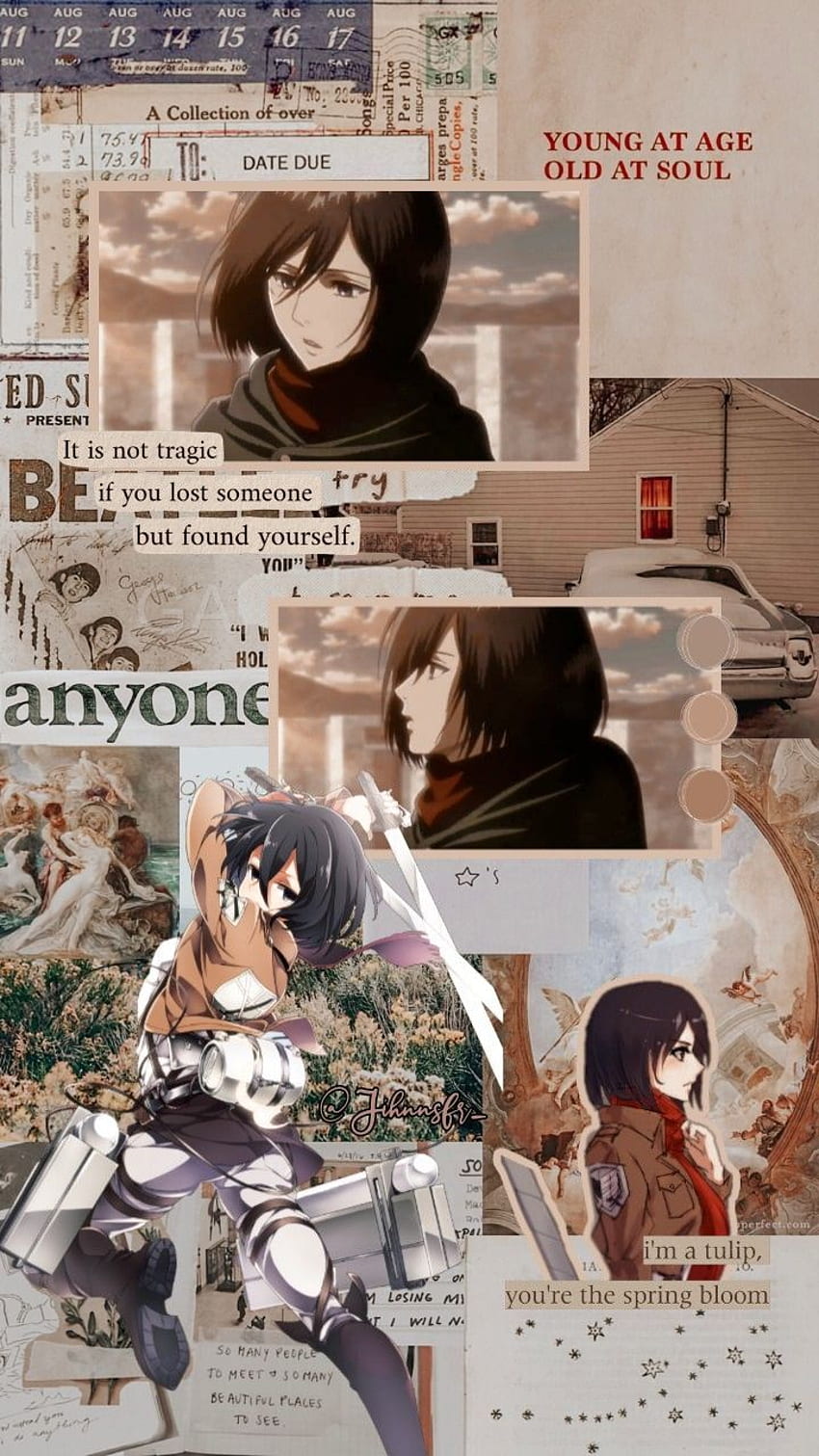 Mikasa ackerman di 2020. Seni anime, Gadis animasi, Kertas dinding, Attack On Titan Aesthetic HD phone wallpaper