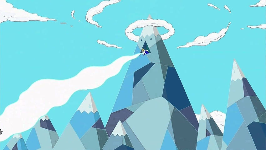 Adventure Time Ice King Castle HD wallpaper