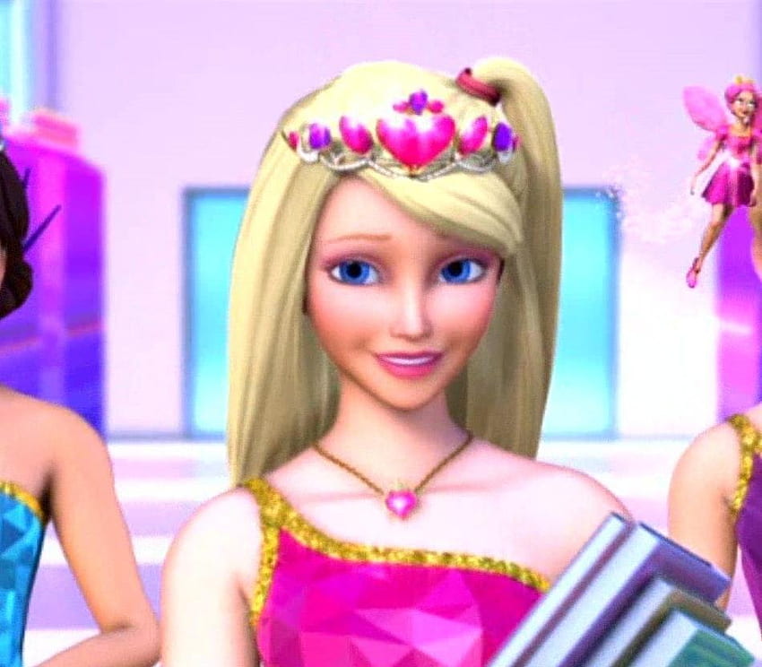 Disney Barbie, muñeca Barbie de dibujos animados fondo de pantalla