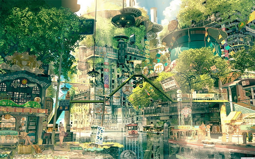 Top Tekkonkinkreet . Anime . 464.79 KB, Cloud Village HD wallpaper