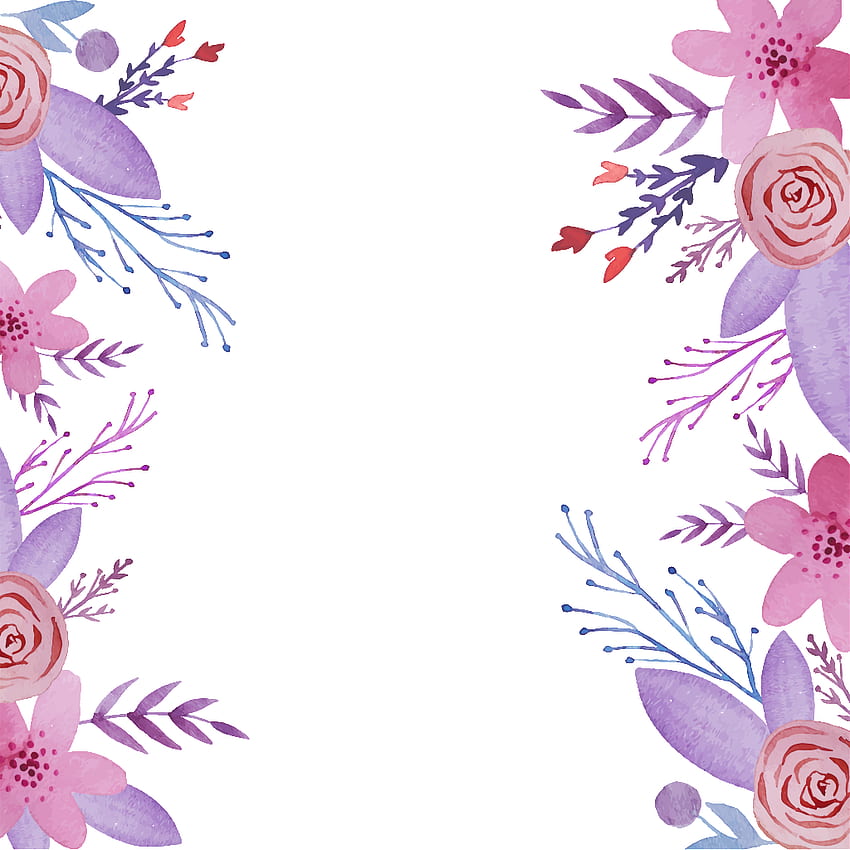 Png Bahan Latar Belakang Bunga Ungu Elegan - Latar Belakang Bunga Merah Muda Ungu wallpaper ponsel HD