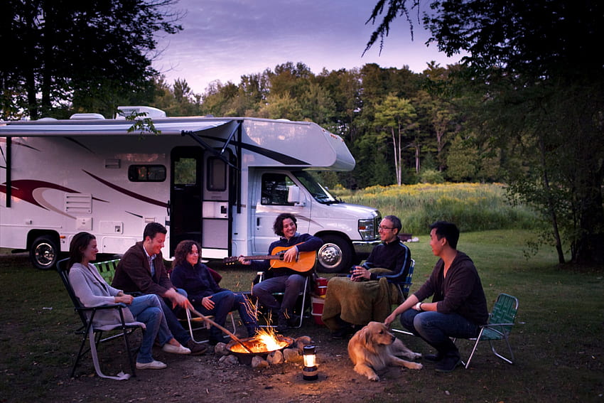 RV Travel . RV Peeling, RV Camping and RV Travel, Happy Camper HD wallpaper