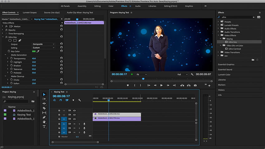 How to key greenscreen video in Adobe Premiere Pro HD wallpaper