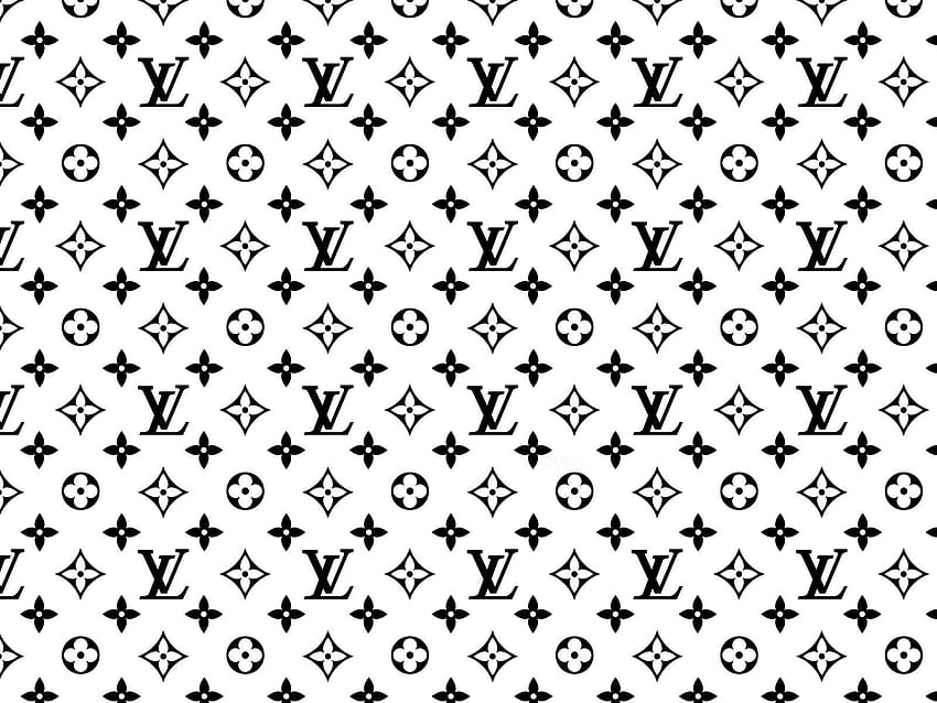 louis vuitton poster black and white