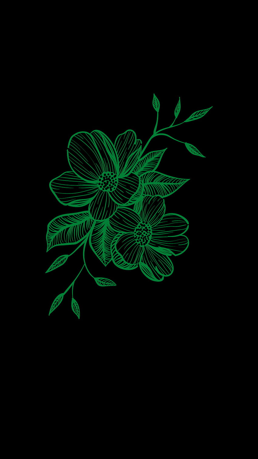 Flowery pattern, art, petal HD phone wallpaper