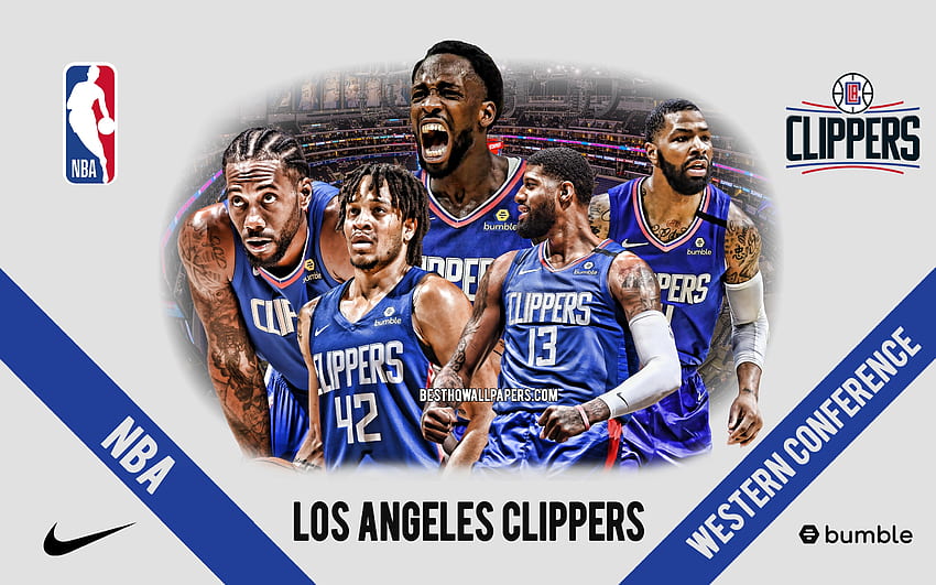 Los Angeles Clippers, NBA, marcus morris, paul george, clippers, LA Clippers, basketbol, ​​kawhi leonard, spor HD duvar kağıdı