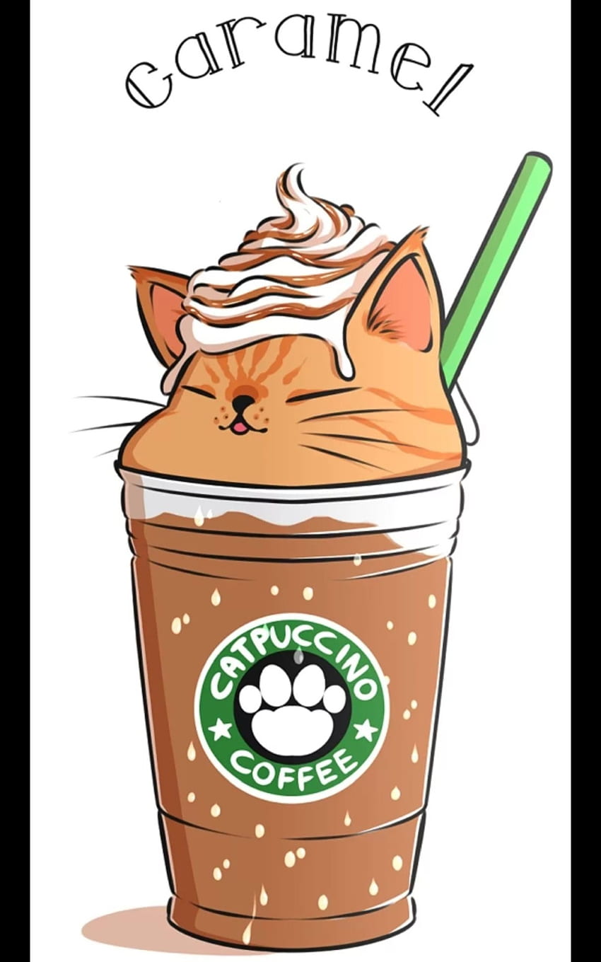 Cappuccino Kucing, Kopi wallpaper ponsel HD