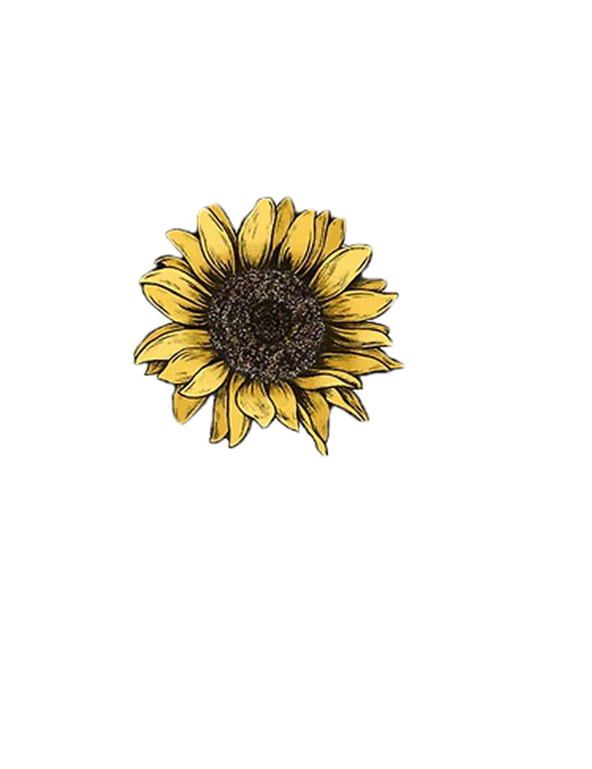 sunflower - tattoo - art - draw - yellow - flower - Sunflower drawing, Sunflower tattoo small, Sunflower tattoos, Realistic Sunflower HD phone wallpaper