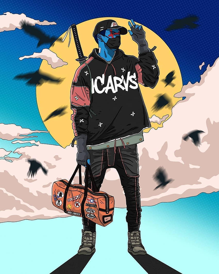 Dope 2020 for Android, Dope Samurai HD phone wallpaper