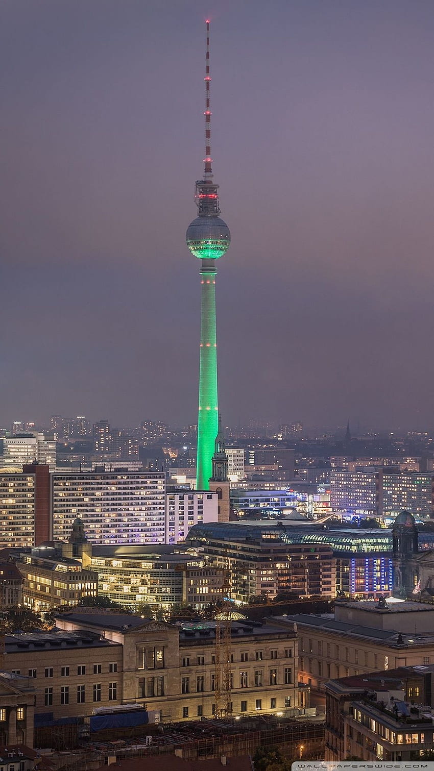 Berlin Capital Of Germany At Night