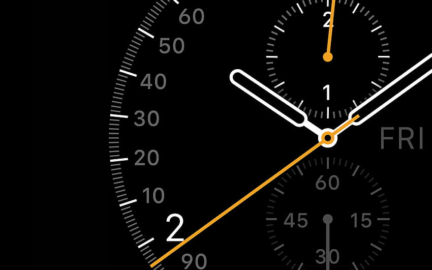 Apple Watch na iPhone'a, iPada i iPhone'a z zegarem Tapeta HD