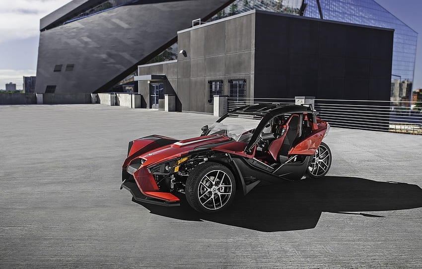 Beautiful, Comfort, Hi Tech, Polaris, Slingshot, Technology, Sporty, Tricycle, For , Section другие марки HD wallpaper