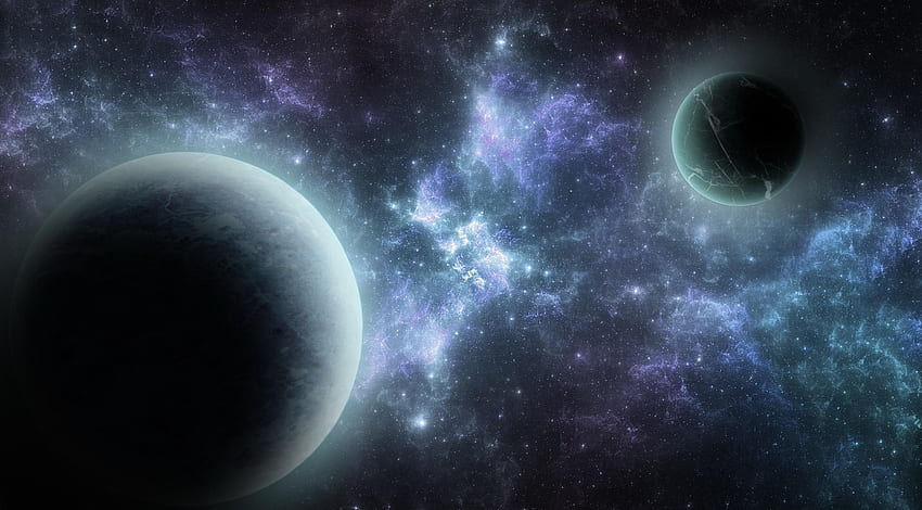 ดวงดาว ดาวเคราะห์ จักรวาล ส่องแสง แสง แฟลช กาแล็กซี่ การระบาด วอลล์เปเปอร์ HD