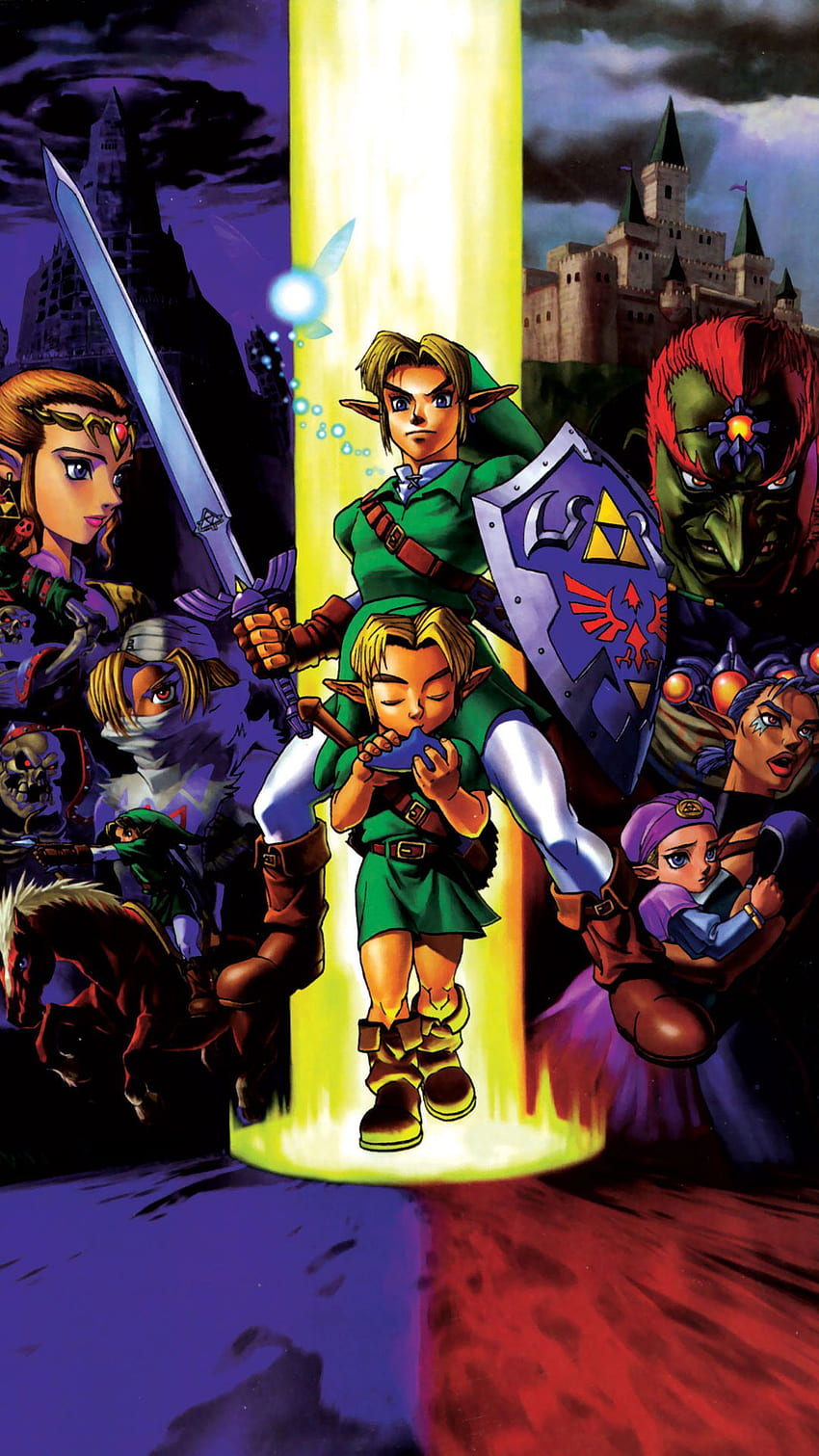 The Legend of Zelda Ocarina of Time telefon komórkowy w Tapeta na telefon HD