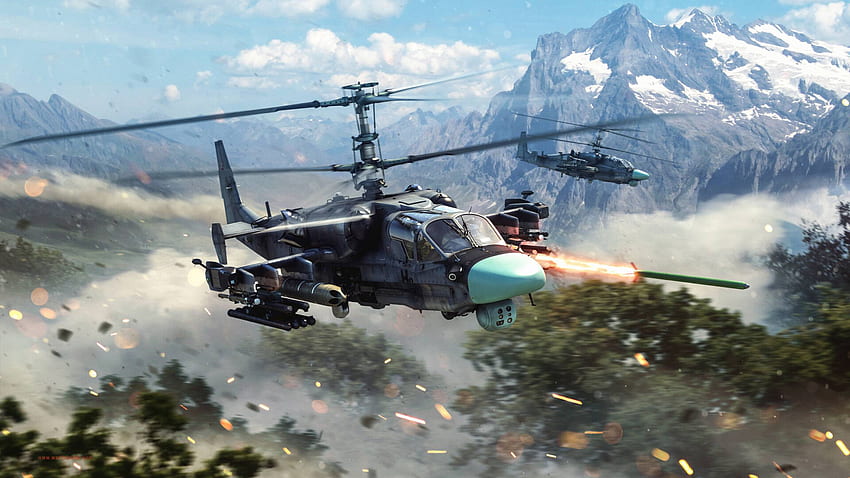헬리콥터 전쟁 천둥 1440P 해상도, 게임, 및 배경, 멋진 헬리콥터 HD 월페이퍼
