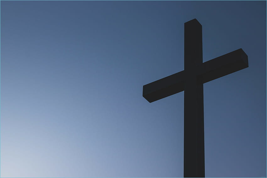 Kreuz : [HQ] Unsplash - Schwarz-Weiß-Kreuz, Blau-Schwarz-Kreuz HD-Hintergrundbild