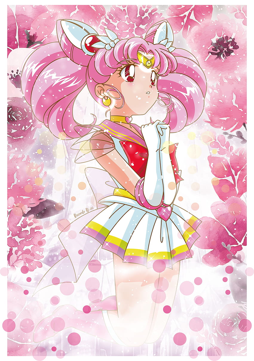 Sailor Chibi Moon - Chibiusa - Tablero de anime móvil fondo de pantalla del teléfono