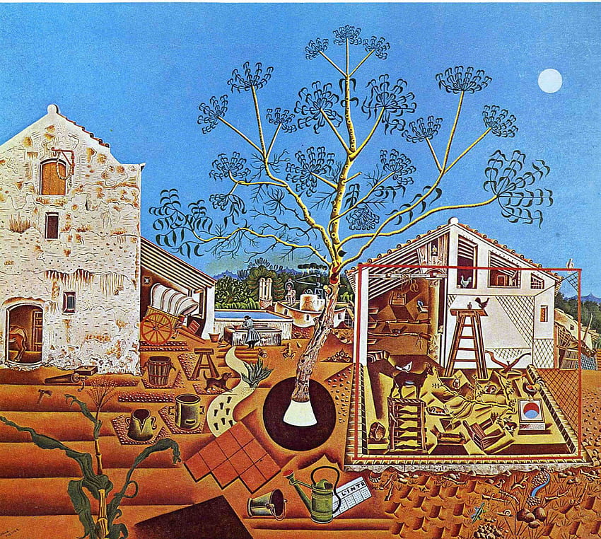 A Fazenda - Joan Miro, Arte da Fazenda papel de parede HD