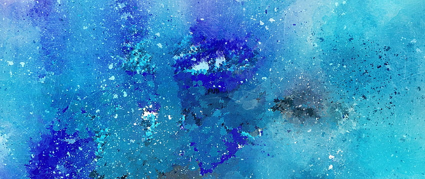 abstraction, stains, watercolor, Blue Watercolor HD wallpaper