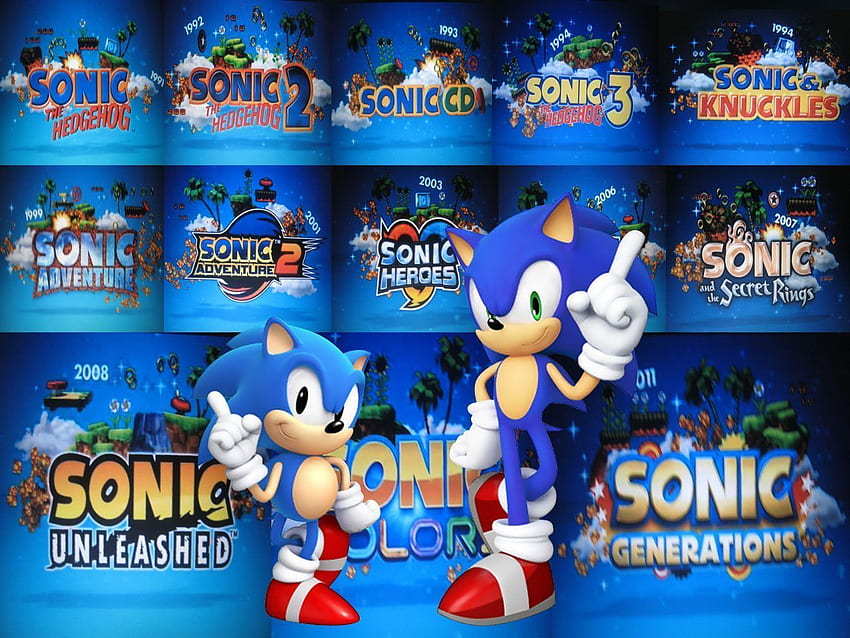Download Sonic Adventure HD  Sonic and friends in action on a 1920 x 1080 wallpaper  Wallpaper  Wallpaperscom