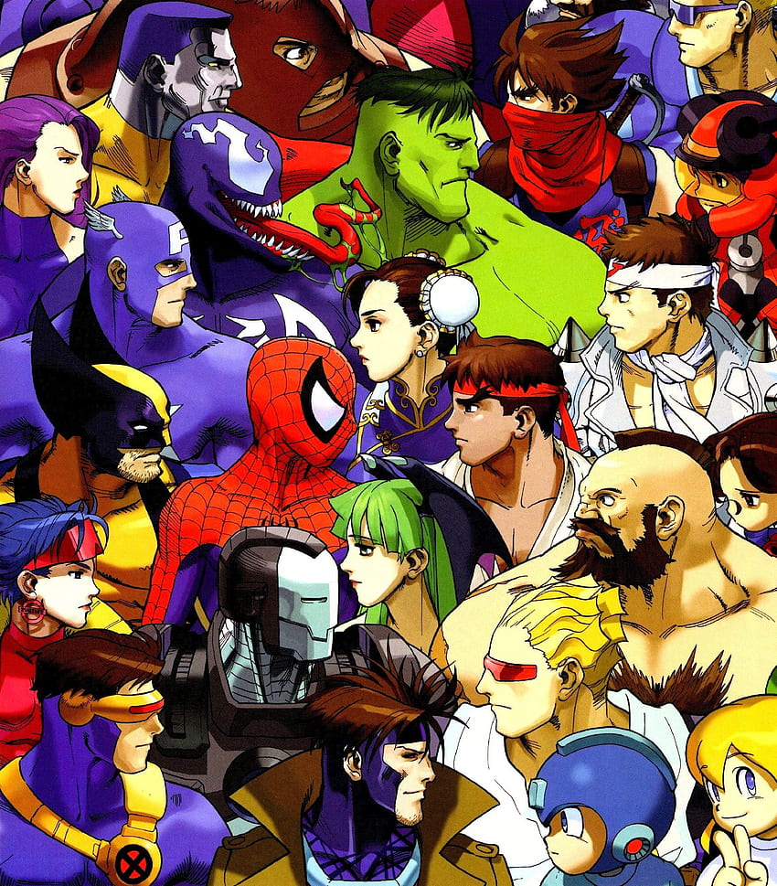 Marvel Vs. Capcom's Rogues – X Men Vs Street Fighter'a katılın HD telefon duvar kağıdı
