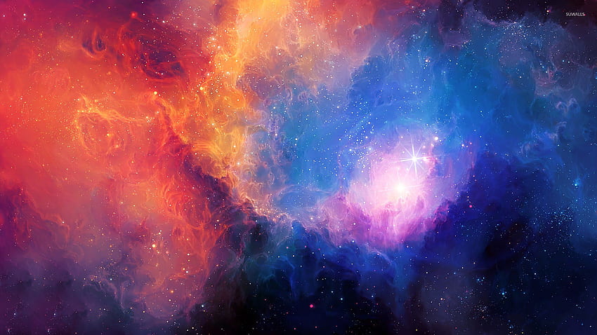 Colorful nebula jpg HD wallpaper