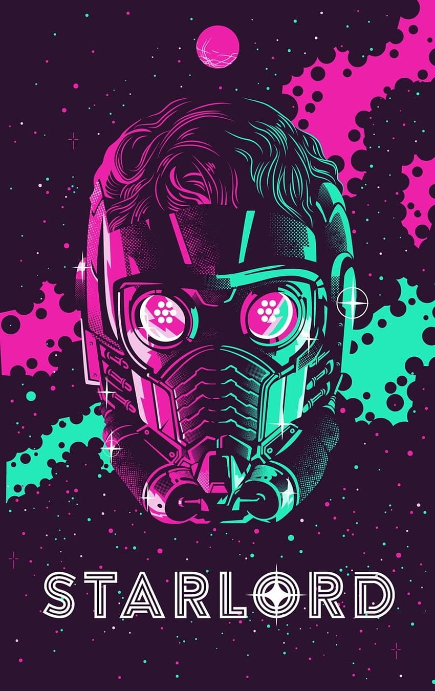 Star Lord ♡ Качен от Angel of Darkness, Peter Quill HD тапет за телефон