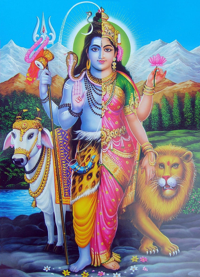 Dios Shiva Dios hindú Shiva - Ardhanarishvara - & Antecedentes, Dios Siva fondo de pantalla del teléfono