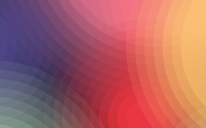 기하학적 - 파스텔 색상 배경 HD 월페이퍼