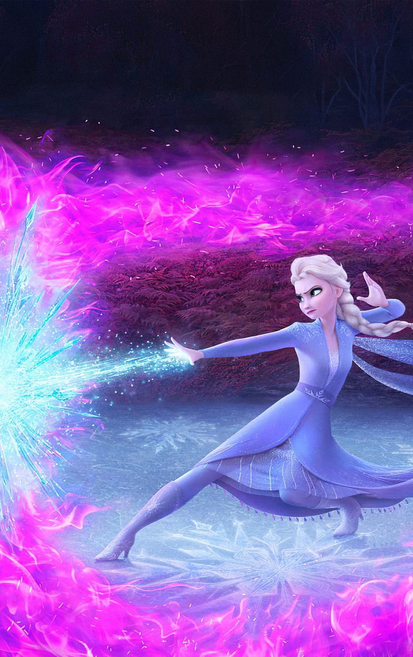 Elsa in Frozen 2, Disney-Film, 2019, iPhone 5, iPhone 5s, iPhone 5c, iPod Touch, , Hintergrund, 23405 HD-Handy-Hintergrundbild