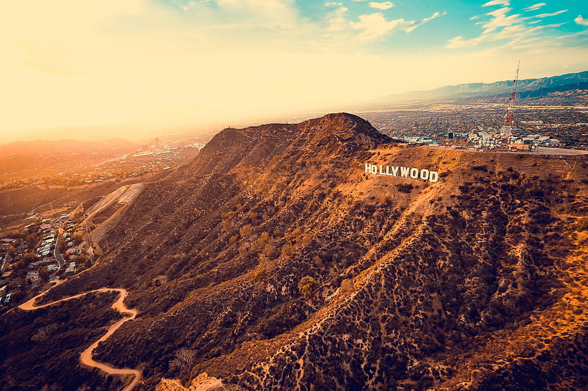 ロサンゼルス, 自然, 山, ハリウッド 高画質の壁紙