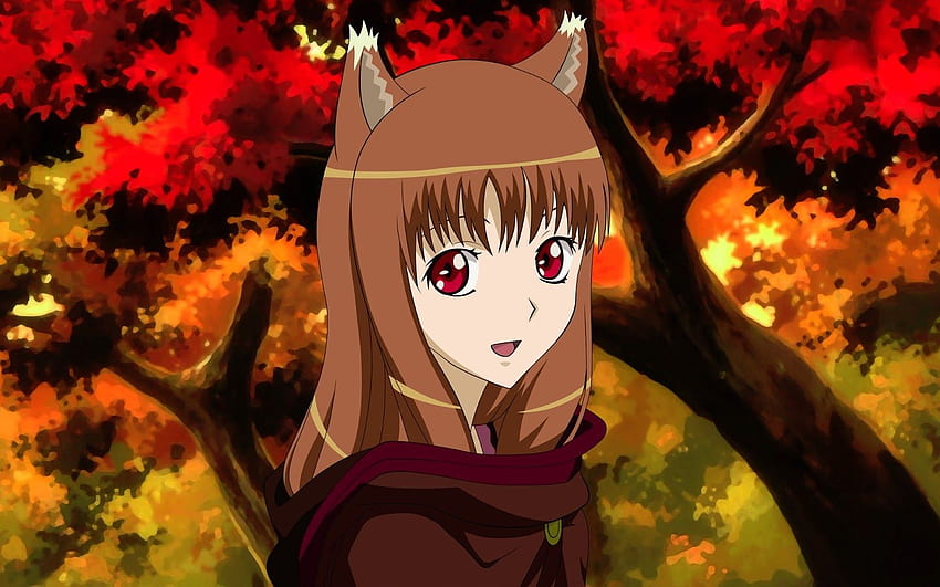 Just Akemi.: Spice And Wolf, Autumn Wolf HD wallpaper