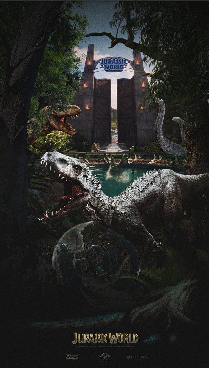 Jurassic World Fallen Kingdom, Genial Jurassic World fondo de pantalla del teléfono