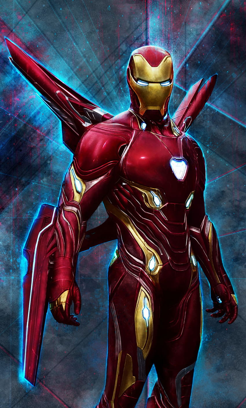 Iron Man Bleeding Edge Armor, Iron Man Последна сцена HD тапет за телефон