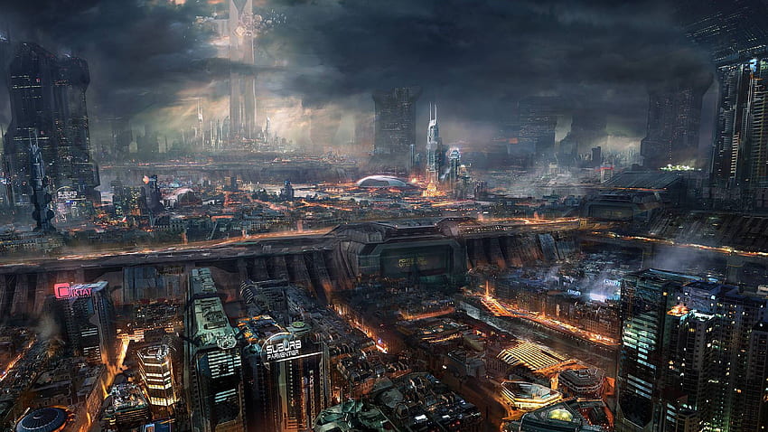Die epische Stadt Ultra - HD-Hintergrundbild
