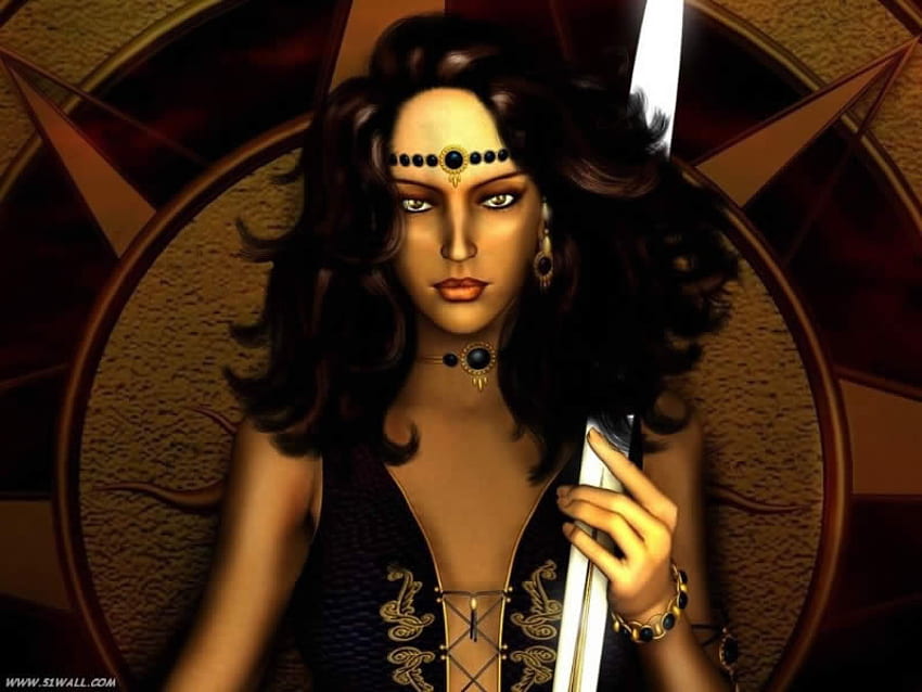 3d fantasy women warrior, of, example, beautiful, woman, warrior HD wallpaper