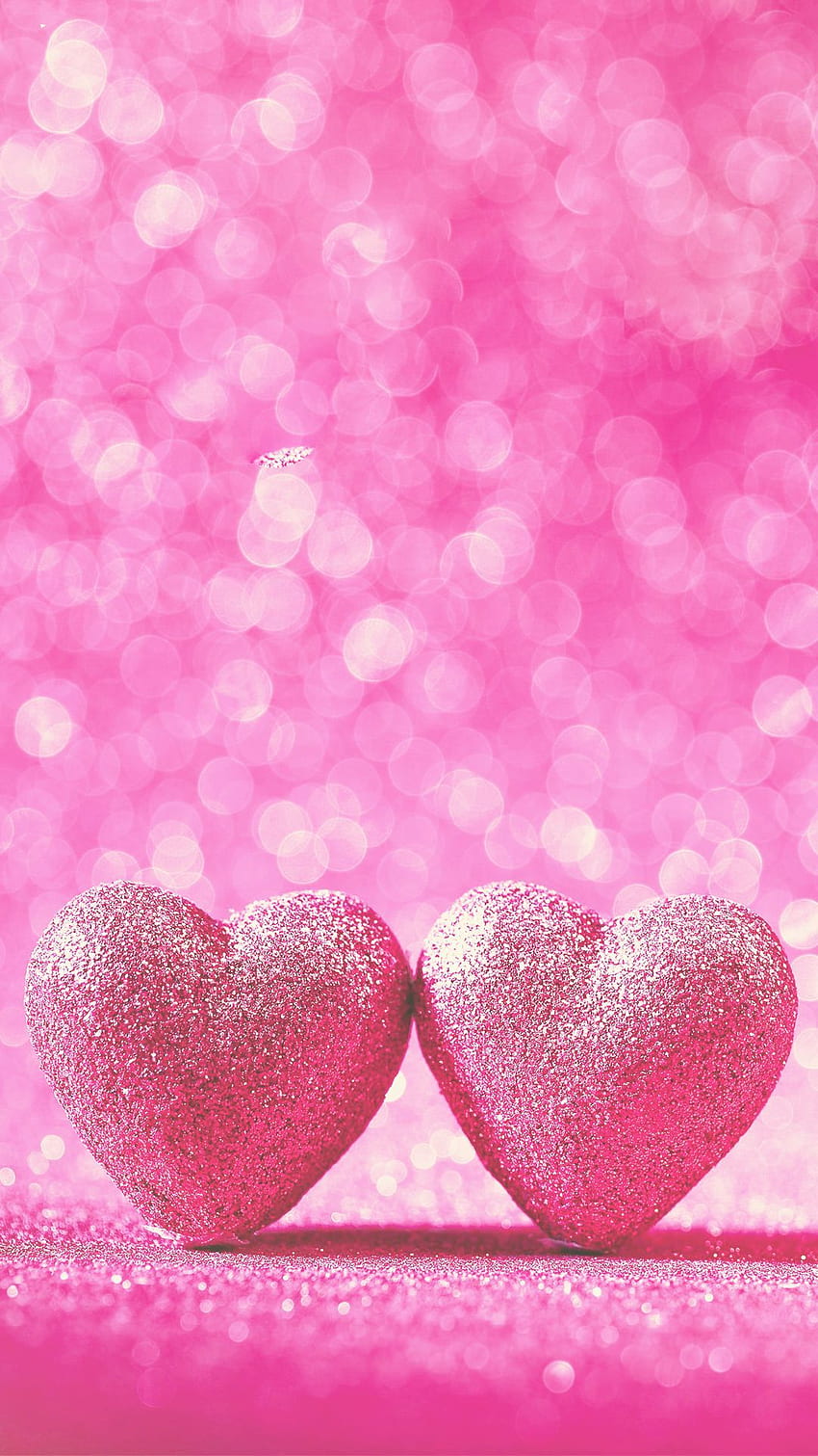 Love Pink 3D iPhone. Ideas. Heart iphone HD phone wallpaper | Pxfuel