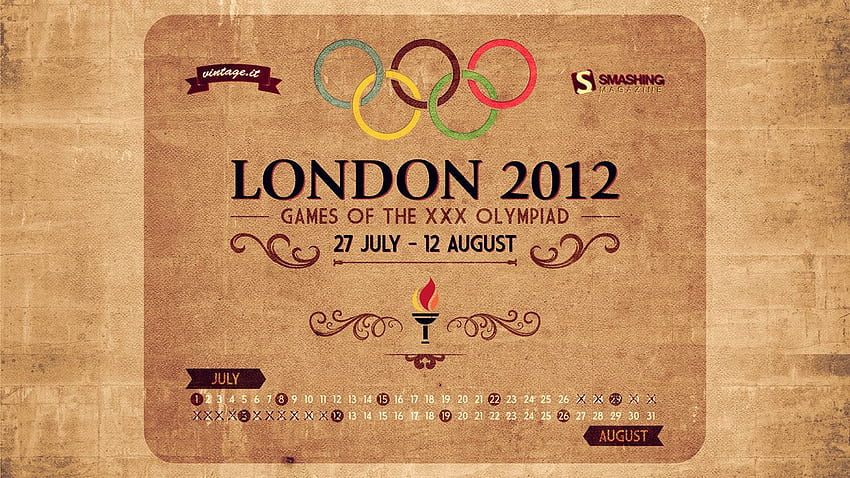 London 2012 olympics - vintage - iPad iPhone HD wallpaper