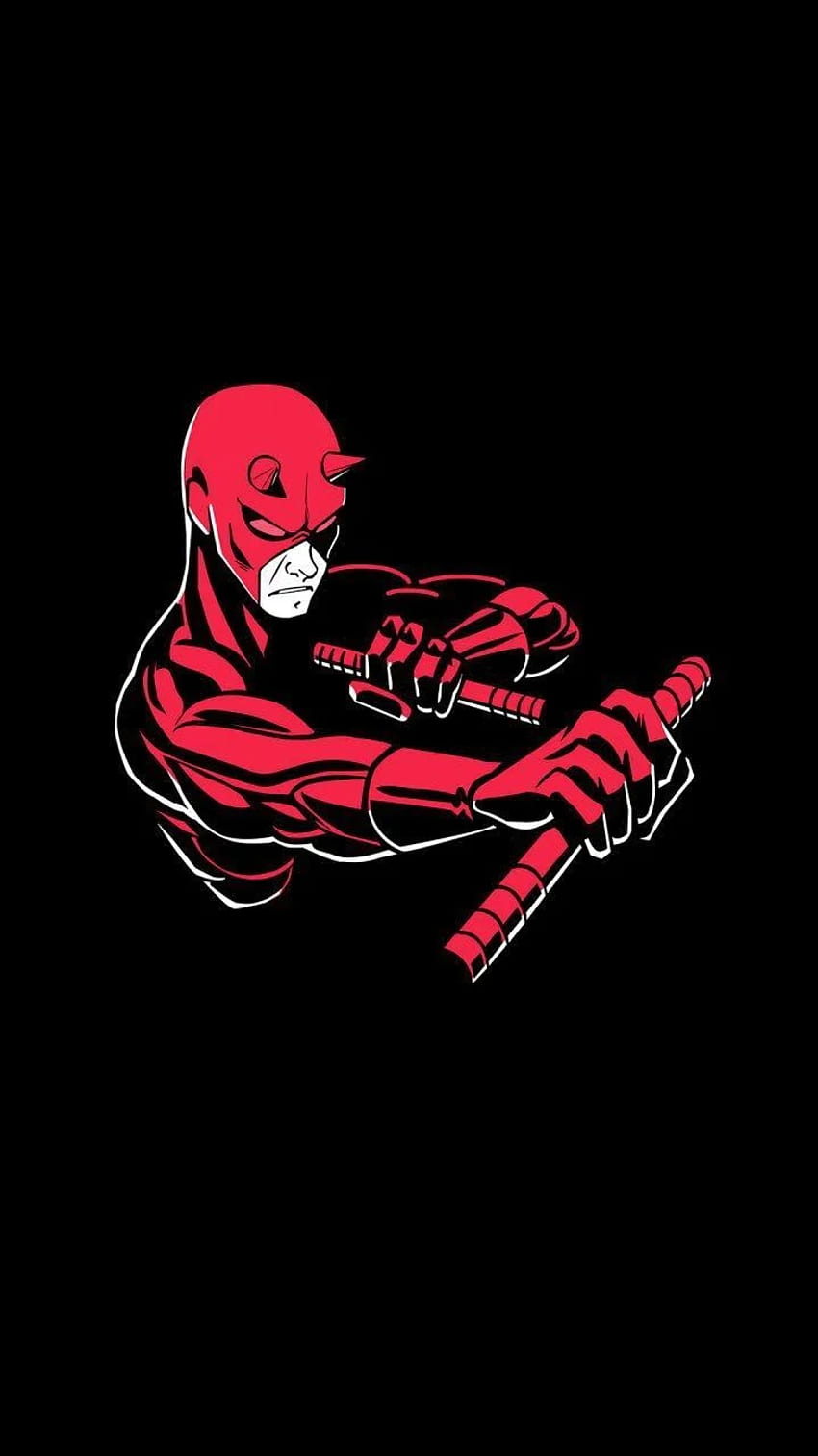 Daredevil Minimal iPhone . Marvel character design, Marvel daredevil, Superhero HD phone wallpaper