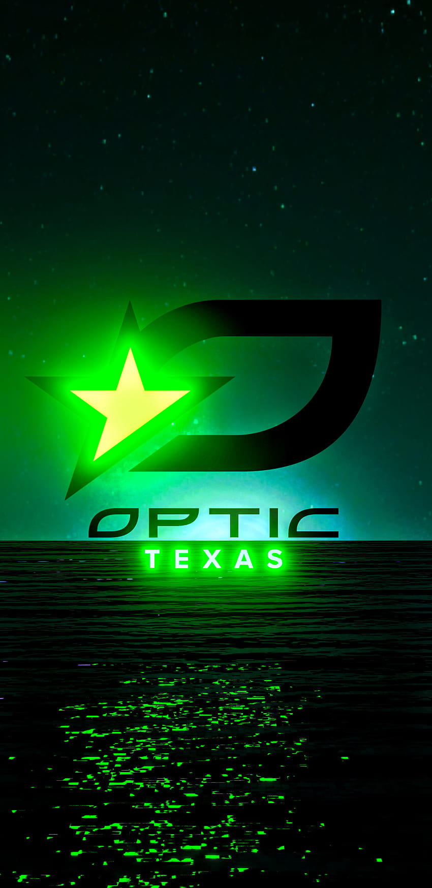 OpTic Texas, símbolo, arte fondo de pantalla del teléfono
