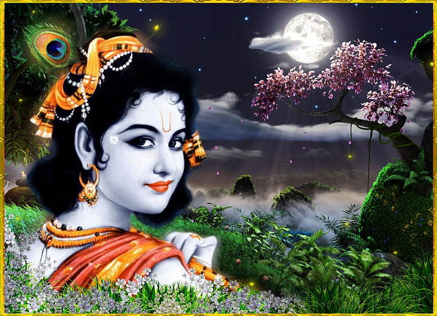 KRISHNA. Radha krishna art, Krishna art, Lord krishna, Nature and God HD wallpaper